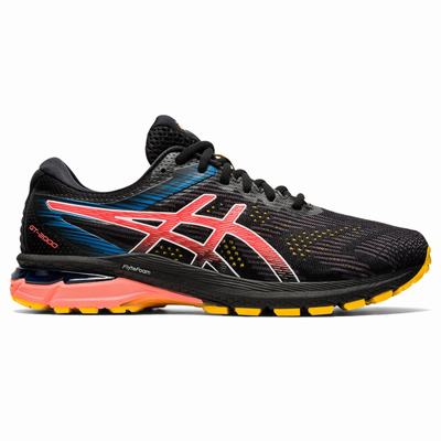 Férfi Asics Gt-2000 8 Trail Futócipő AS9135824 Fekete/Narancssárga Piros